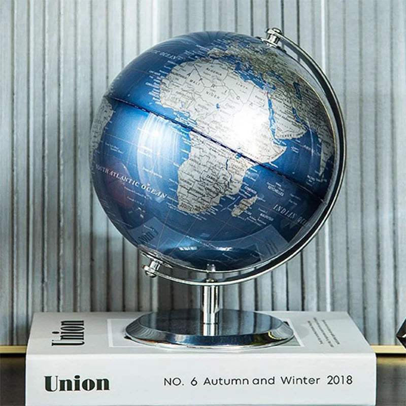globe rotatif décoratif style européen luxe créatif - vue 7 sur 10