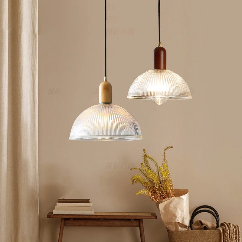 Suspension design en verre Simple de Style japonais - vue 3 sur 5