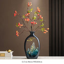 New Chinese welcome pine vase ornament, living room entrance TV cabinet, Bogu rack ornament, office housewarming gift