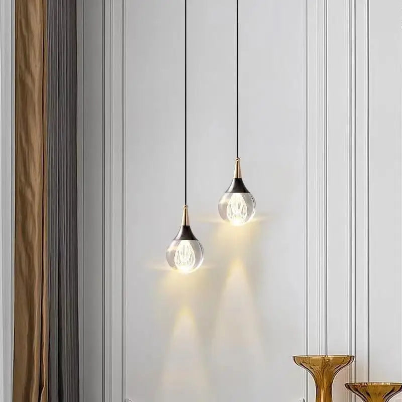lustre cristal led design pour décoration intérieure moderne - vue 5 sur 10