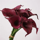 Realistic artificial calla lily bouquet for home decoration