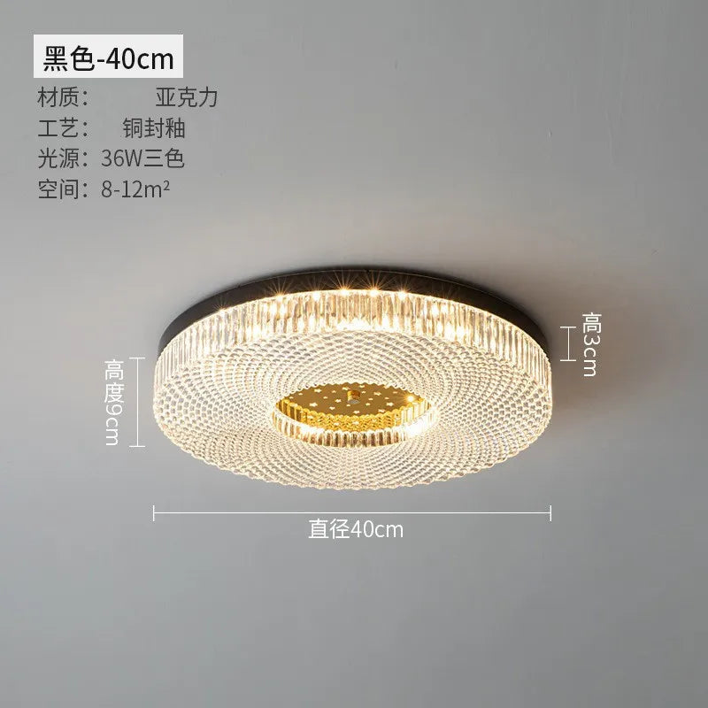 plafonnier moderne à led design créatif en acrylique pour intérieur - vue 9 sur 10