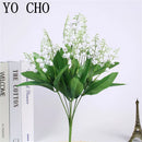 fleurs artificielles muguet bouquet de mariage décoration de fête