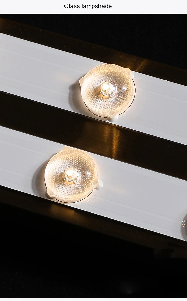 applique murale led en verre style italien moderne luxe - vue 6 sur 8