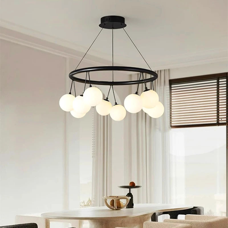 Salon décoration salon chambre décor salle à manger suspension lampe LED lumières pour chambre intérieur lustre éclairage lustres - vue 4 sur 9
