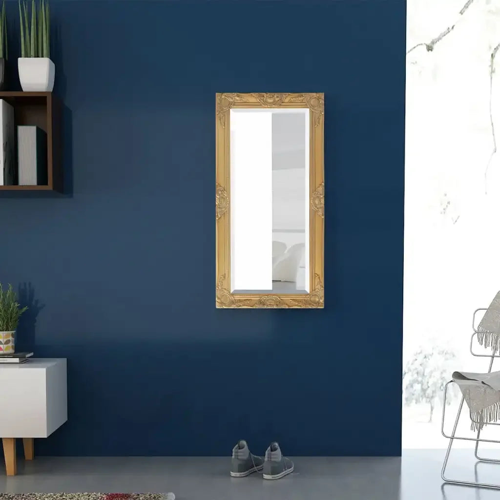 miroir mural baroque doré pour décoration intérieure élégante - vue 8 sur 7