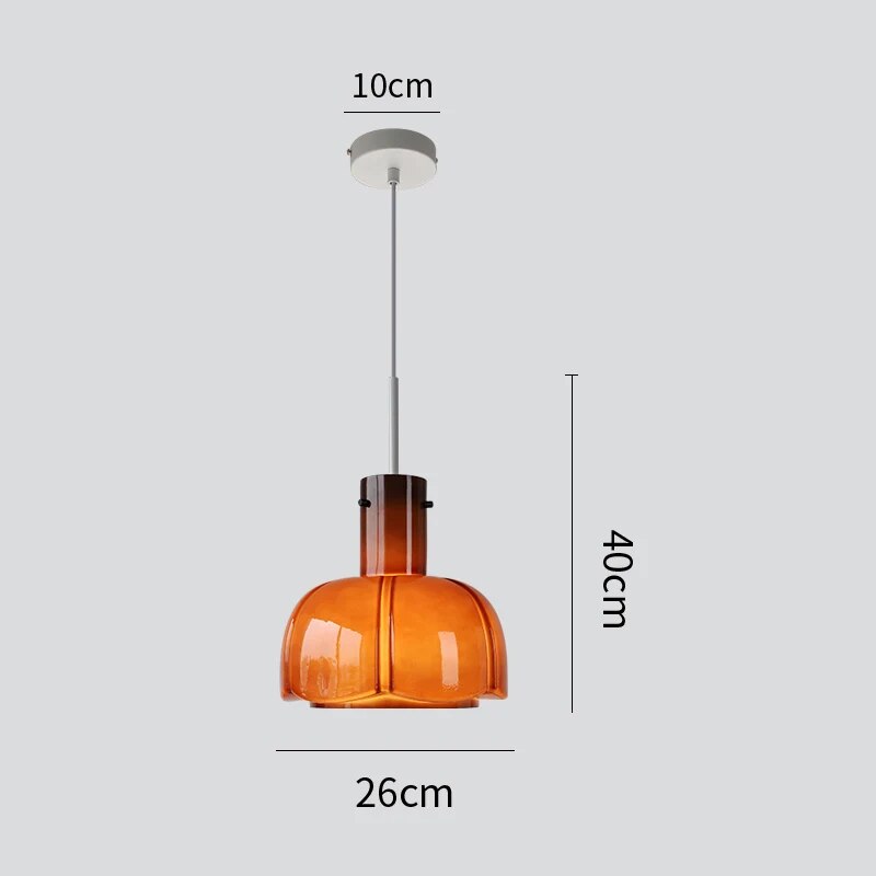 Lampe suspension restaurant rétro nordique
