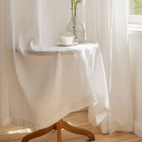 Voilage moderne plisse transparent pour salon fenetre decor interieur