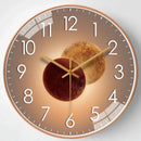 horloge murale silencieuse à piles design moderne pour tous les espaces