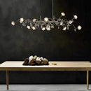 lustre led postmoderne en cristal nordique luxe g4 intérieur
