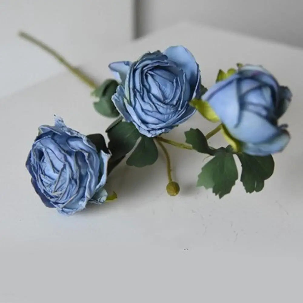 bouquet de pivoines artificielles en soie pour décoration de mariage - vue 10 sur 18