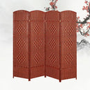 Rattan Baffle Screen, Antique Straw Handmade Living Room Partition Entrance Folding Screen, Restaurant Indoor Classical Screen