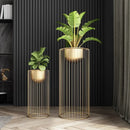 Gold Iron Flower Rack Indoor Vertical Plant Stand, Living Room Balcony, Elegant Flowerpot Holder, Modern Home Decor