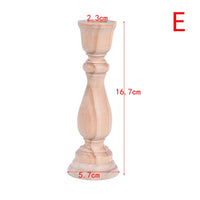 Candlesticks Holderng Decorations, Retro Wood Classic Weddi candle holders Holders home decor