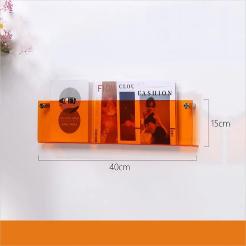 porte-brochures mural en acrylique pour magazines et littérature - vue 24 sur 40