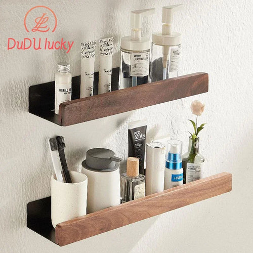repisas,Bathroom shelf Storage rack,non perforated vanity Shelf Wall-Mounted Storage rack wall mounted bathroom organizer toilet - vue 2 sur 14