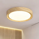 lampe led plafonnier minimaliste imitation bois créatif moderne