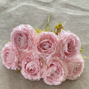 bouquet de pivoines artificielles en soie pour décoration florale