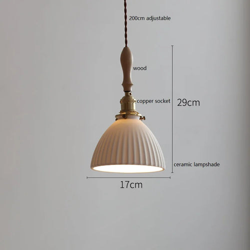 suspension LED en céramique conique design - vue 17 sur 29