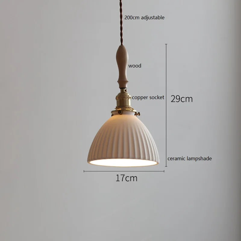 suspension LED en céramique conique design - vue 16 sur 29