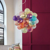 suspension moderne en verre créatif pour décoration intérieure