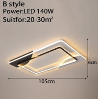 Plafonnier led design moderne intérieur