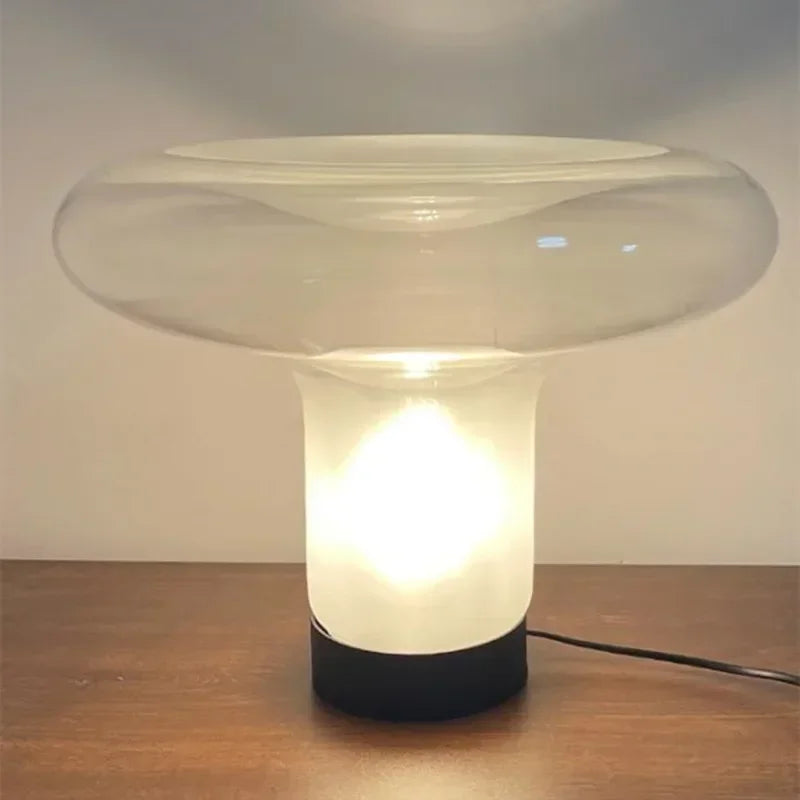 Italy Design Mushroom Table Lamps Glass Desk Light Close to Original for Bedroom Living Room - vue 3 sur 7