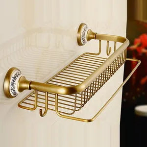 ensembles daccessoires en laiton massif pour salle de bain rétro - vue 15 sur 20