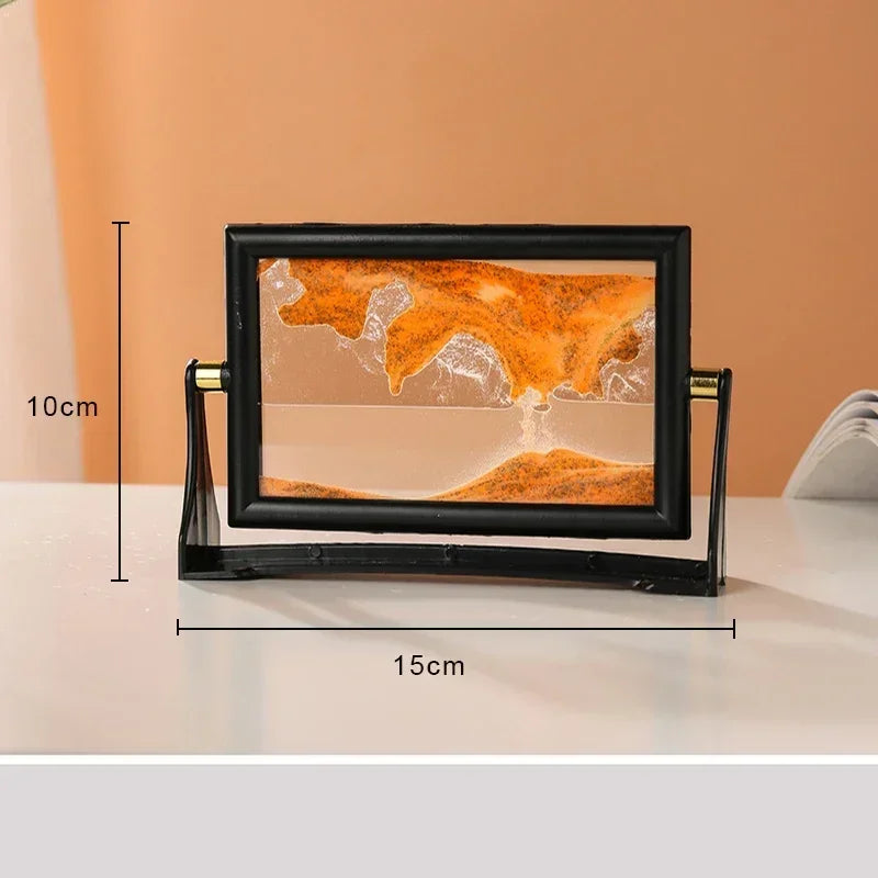 peinture artistique en mouvement sur sable créatif décoratif