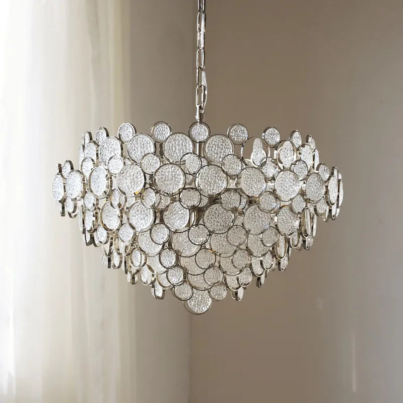 lustre led en verre design créatif et simple moderne