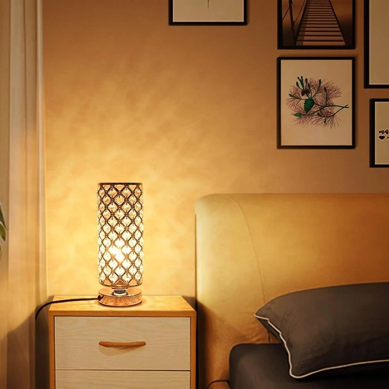 lampe de table en cristal décorative pour intérieur élégant - vue 5 sur 7