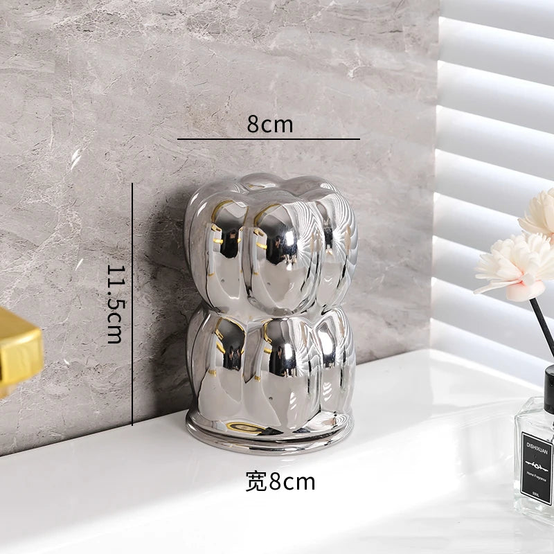 décoration de salle de bain luxe nuages créatifs en céramique - vue 18 sur 22