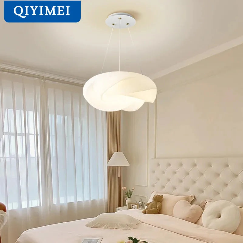 lustre led moderne pour décoration d'intérieur en forme de couronne - vue 5 sur 12