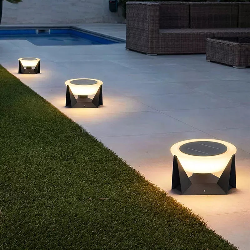 lampe solaire à led pour jardin et extérieur décoratif - vue 7 sur 12