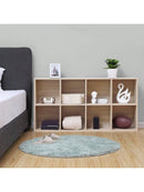 VASAGLE Bookcase, Wooden Bookshelf with 8 Compartments, Floor Standing Storage Unit for Files, Decor, In Study, Living Room