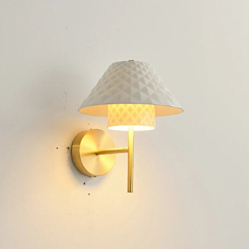 lustre en céramique doré style contemporain pour décoration intérieure - vue 6 sur 11