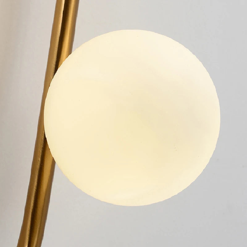 applique murale led en verre blanc laiteux pour décoration intérieure - vue 7 sur 9