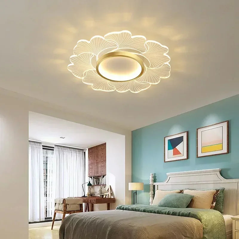 lustre moderne à leds pour décoration intérieure - vue 7 sur 12