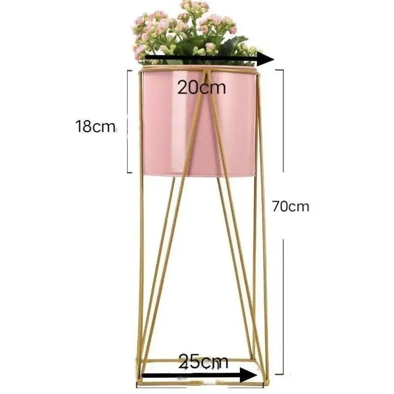 support en fer forgé pour plantes et fleurs d'intérieur élégant - vue 14 sur 18