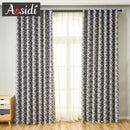 Rideau occultant moderne motifs infinis pour salon chambre