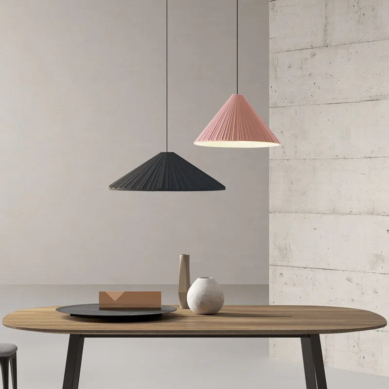 lustre led moderne en forme de chapeau pour éclairage intérieur - vue 4 sur 15