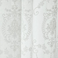 Voilage tulle brodé style européen pour salon fenêtres