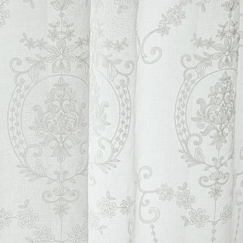 Voilage tulle brodé style européen pour salon fenêtres
