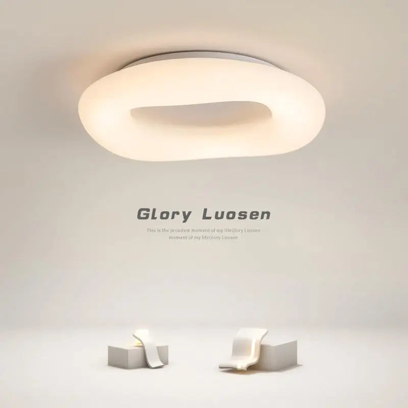 lustre moderne nordique nuage led décoration suspendue - vue 6 sur 30