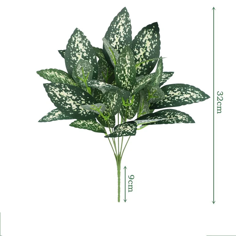 feuilles de bambou dieffenbago en soie pour décoration élégante - vue 22 sur 32