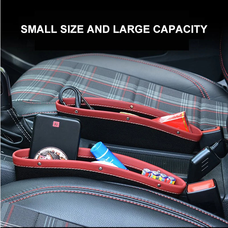 organisateur de voiture multifonctionnel avec porte-gobelet et rangement - vue 4 sur 10