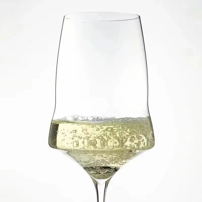 Verre a vin cristal flûte champagne fait main