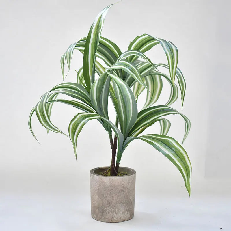 plante artificielle dracaena à trois fourches pour décoration intérieure - vue 4 sur 6