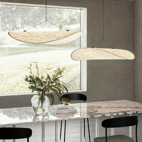 Lustre style soie LED salon salle à manger décoration de la maison chambre Loft - vue 5 sur 13