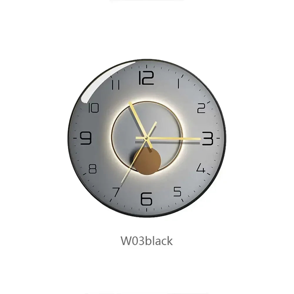 horloge murale en verre design moderne créatif pour décoration intérieure - vue 16 sur 18